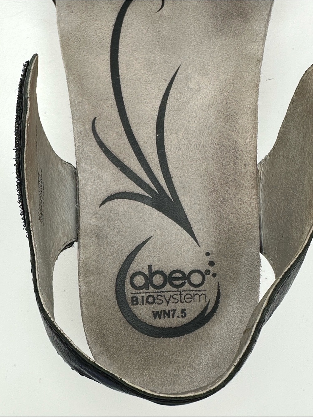 Abeo Una womens brown Black wedge sandal size 7.5 with B.I.O system; Orthopedic - Picture 12 of 14